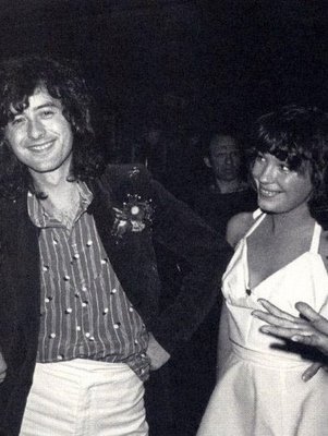 Pamela y el 'burlador' Jimmy Page 